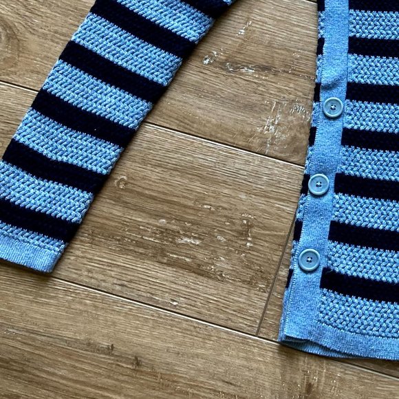 Talbots Blue/Navy Striped Sweater XSmall - Picture 4 of 4